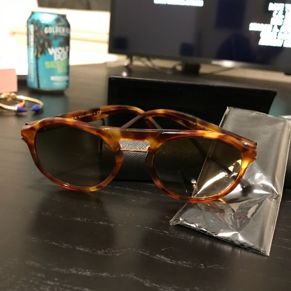 Prada Accessories - Prada Tortoise Shades